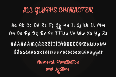 Basting Font twinletter 