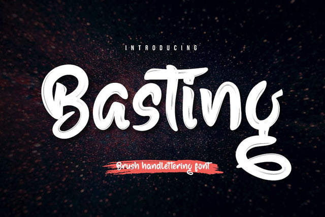 Basting Font twinletter 