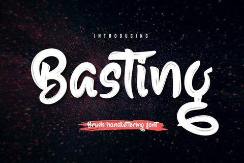 Basting Font twinletter 