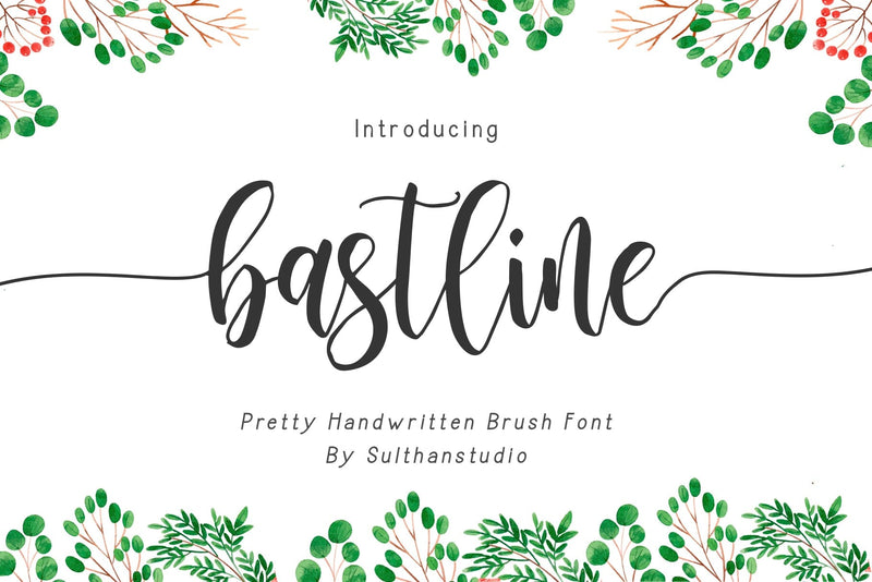 Bastline Font Sulthan studio 