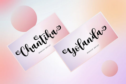 Bastrid Script Font Attract Studio 