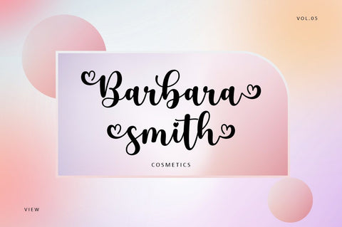Bastrid Script Font Attract Studio 