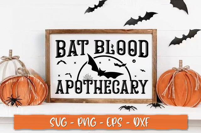 Bat blood apothecary Sign SVG SVG Shetara Begum 