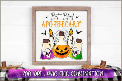 Bat blood apothecary Sublimation SVG Shetara Begum 
