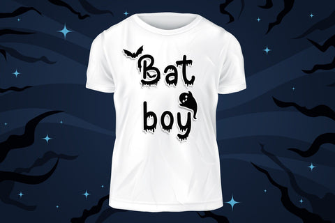 Bat Boo - Halloween Display Font Font AEN Creative Store 