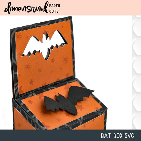 Bat Box 3D Paper Dimensional Paper Cuts LLC 
