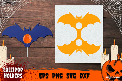 Bat Candy Holder | Lollipop Holders | Svg Bundle | Cut File SVG SvgOcean 