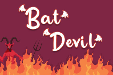 Bat Devil - Halloween Font Font Attype studio 