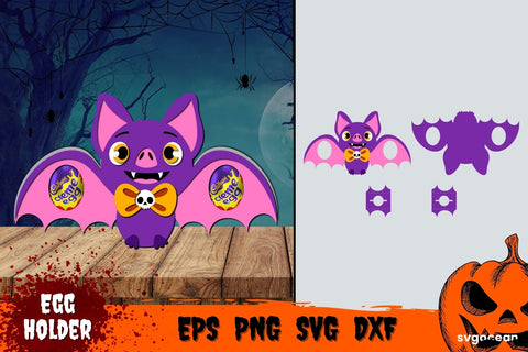 Bat Egg Holder Template | Svg Bundle | Cut Files SVG SvgOcean 