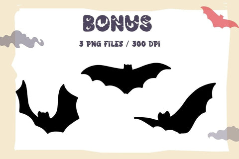 Bat Halloween- Cute Decorative Font Font AnningArts Design 