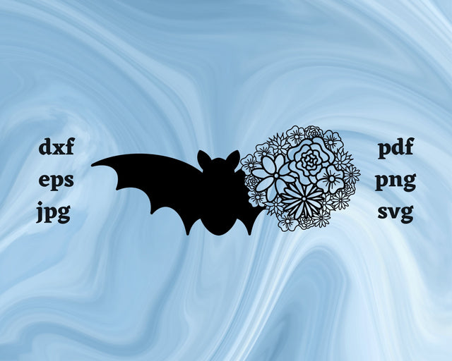 Bat Mandala SVG Cut File SVG Northern Light SVG 