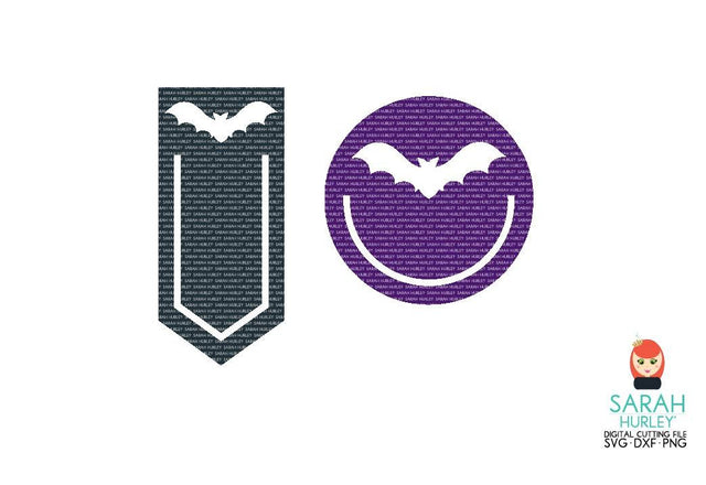 Bat Paperclips SVG Sarah Hurley 