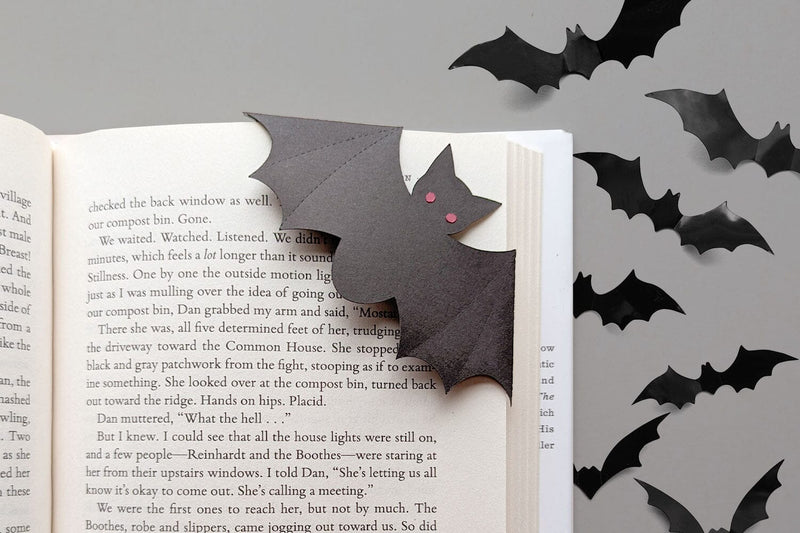 Bat Papercut Corner Bookmark SVG SVG Risa Rocks It 