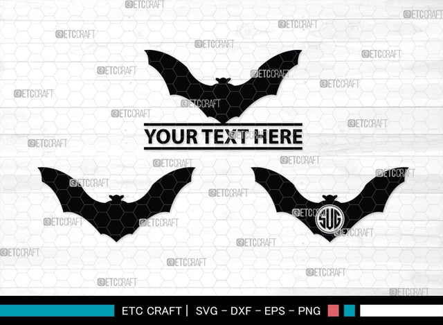 Bat Silhouette, Bat SVG, Flying Bats Svg, Halloween Bat Svg, Spooky Bat Svg, Bat Bundle, SB00225 SVG ETC Craft 