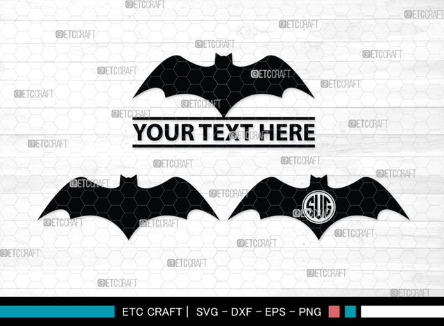 Bat Silhouette, Bat SVG, Flying Bats Svg, Halloween Bat Svg, Spooky Bat Svg, Bat Bundle, SB00225 SVG ETC Craft 