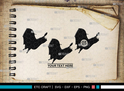 Bat Silhouette, Bat SVG, Flying Bats Svg, Halloween Bat Svg, Spooky Bat Svg, Bat Bundle, SB00225 SVG ETC Craft 