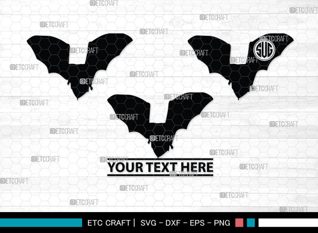 Bat Silhouette, Bat SVG, Flying Bats Svg, Halloween Bat Svg, Spooky Bat Svg, Bat Bundle, SB00225 SVG ETC Craft 