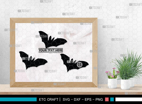 Bat Silhouette, Bat SVG, Flying Bats Svg, Halloween Bat Svg, Spooky Bat Svg, Bat Bundle, SB00225 SVG ETC Craft 