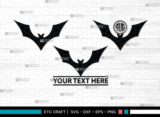 Bat Silhouette, Bat SVG, Flying Bats Svg, Halloween Bat Svg, Spooky Bat Svg, Bat Bundle, SB00225 SVG ETC Craft 