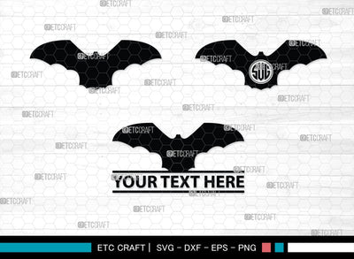 Bat Silhouette, Bat SVG, Flying Bats Svg, Halloween Bat Svg, Spooky Bat Svg, Bat Bundle, SB00225 SVG ETC Craft 