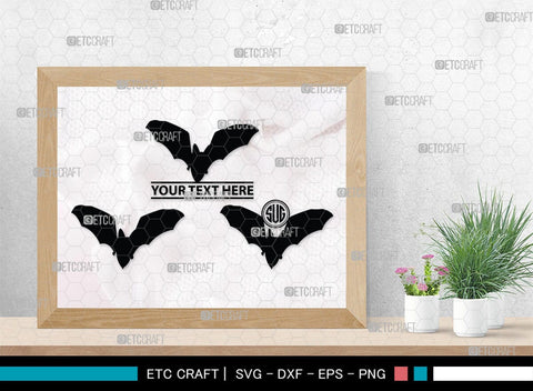 Bat Silhouette, Bat SVG, Flying Bats Svg, Halloween Bat Svg, Spooky Bat Svg, Bat Bundle, SB00225 SVG ETC Craft 