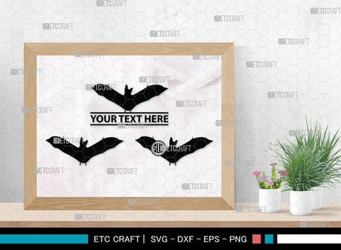 Bat Silhouette, Bat SVG, Flying Bats Svg, Halloween Bat Svg, Spooky Bat Svg, Bat Bundle, SB00225 SVG ETC Craft 