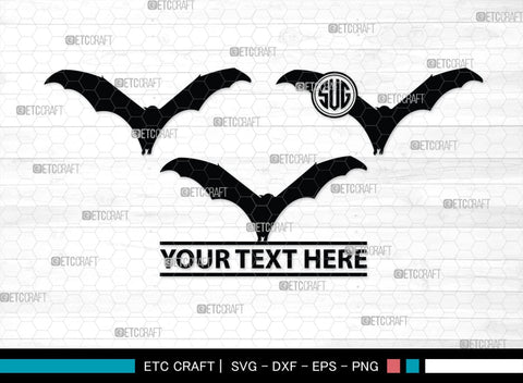 Bat Silhouette, Bat SVG, Flying Bats Svg, Halloween Bat Svg, Spooky Bat Svg, Bat Bundle, SB00225 SVG ETC Craft 