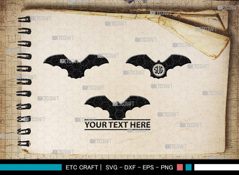 Bat Silhouette, Bat SVG, Flying Bats Svg, Halloween Bat Svg, Spooky Bat Svg, Bat Bundle, SB00225 SVG ETC Craft 