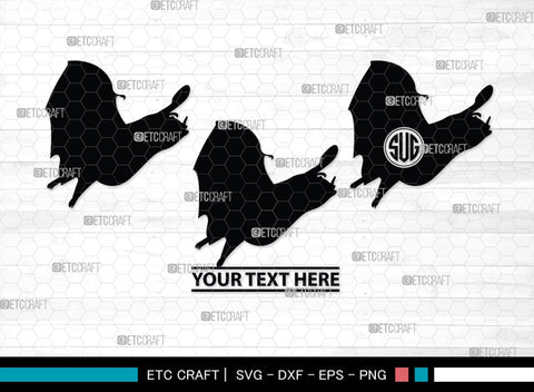 Bat Silhouette, Bat SVG, Flying Bats Svg, Halloween Bat Svg, Spooky Bat Svg, Bat Bundle, SB00225 SVG ETC Craft 