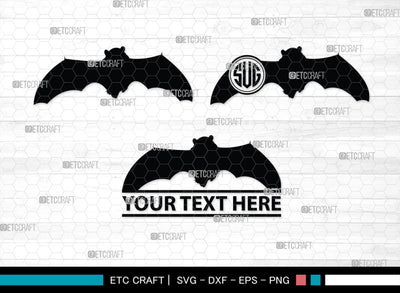 Bat Silhouette, Bat SVG, Flying Bats Svg, Halloween Bat Svg, Spooky Bat Svg, Bat Bundle, SB00225 SVG ETC Craft 