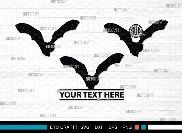 Bat Silhouette, Bat SVG, Flying Bats Svg, Halloween Bat Svg, Spooky Bat Svg, Bat Bundle, SB00225 SVG ETC Craft 