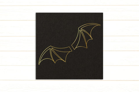Bat Wings SKETCH Single Line Drawing SVG SVG Designed by Geeks 