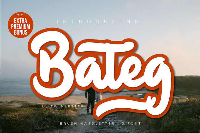 Bateg Font twinletter 