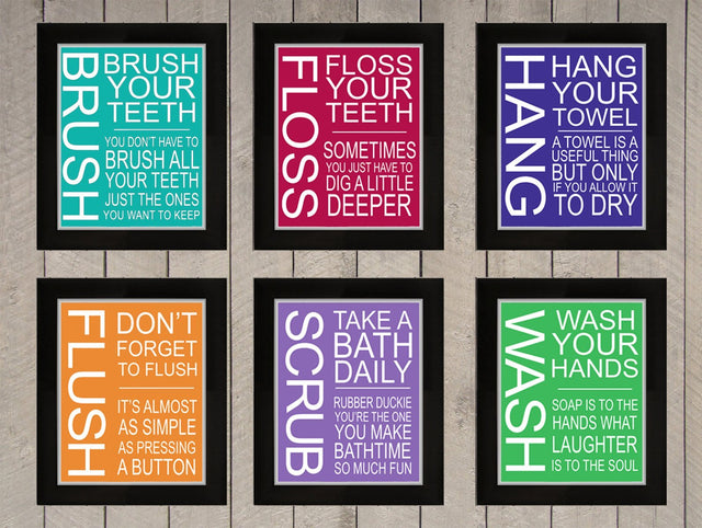 Bath Print Set SVG Design Shark