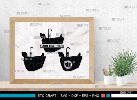 Bath Tub Monogram, Bath Tub Silhouette, Bath Tub Svg, Bathing Svg, Bath Svg, Shower Svg, Tub Svg, Bathroom Svg, SB00062 SVG ETC Craft 