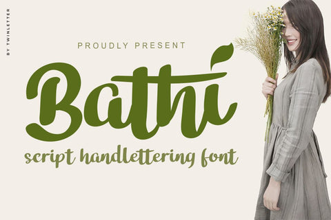 Bathi Font twinletter 