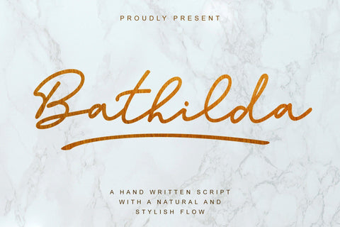 Bathilda - Monoline Font Font Subectype Studio 