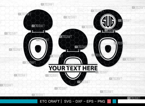 Bathroom Accessories Monogram, Bathroom Accessories Silhouette, Bathroom Accessories SVG, Washroom Accessories Silhouette, Bath Icons Set Svg, SB00063 SVG ETC Craft 