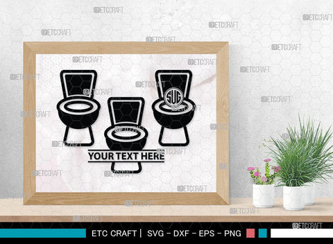 Bathroom Accessories Monogram, Bathroom Accessories Silhouette, Bathroom Accessories SVG, Washroom Accessories Silhouette, Bath Icons Set Svg, SB00063 SVG ETC Craft 