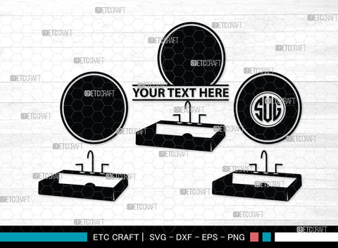 Bathroom Accessories Monogram, Bathroom Accessories Silhouette, Bathroom Accessories SVG, Washroom Accessories Silhouette, Bath Icons Set Svg, SB00063 SVG ETC Craft 