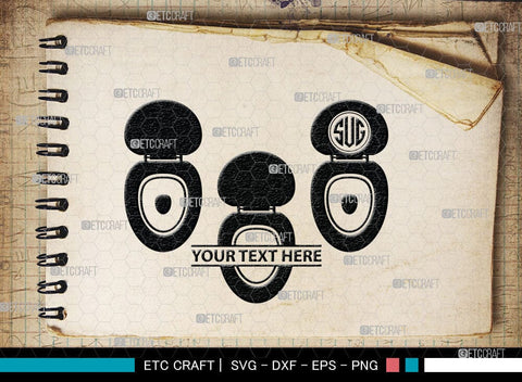 Bathroom Accessories Monogram, Bathroom Accessories Silhouette, Bathroom Accessories SVG, Washroom Accessories Silhouette, Bath Icons Set Svg, SB00063 SVG ETC Craft 