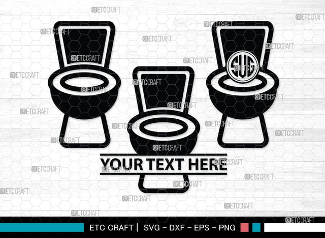 Bathroom Accessories Monogram, Bathroom Accessories Silhouette, Bathroom Accessories SVG, Washroom Accessories Silhouette, Bath Icons Set Svg, SB00063 SVG ETC Craft 