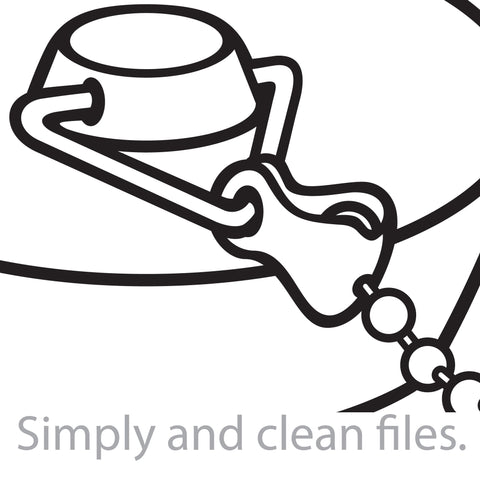 Bathroom Basin Plug & Chain SVG TribaliumArtSF 