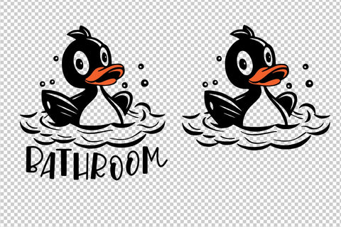 Bathroom ducky SVG file SVG Boertiek 