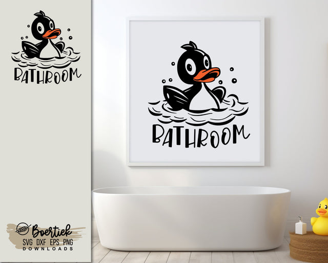 Bathroom ducky SVG file SVG Boertiek 