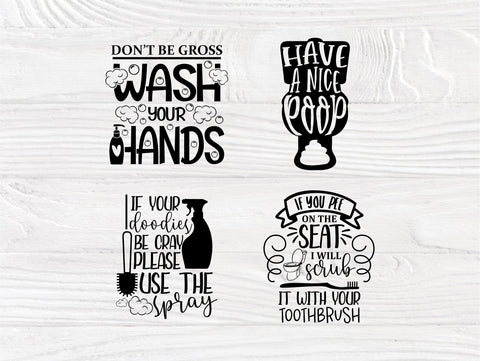 Bathroom Humor SVG Bundle, Funny Bathroom Svg SVG TonisArtStudio 