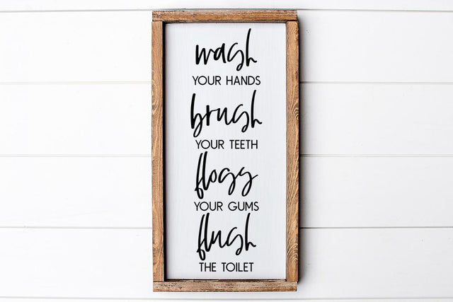 Bathroom List | Farmhouse SVG SVG So Fontsy Design Shop 