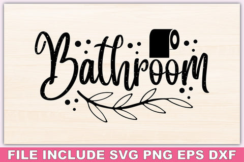 Bathroom Quotes SVG Bundle SVG Ariyan 