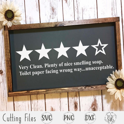 Bathroom Review SVG I Want That SVG 