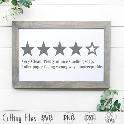 Bathroom Review SVG I Want That SVG 